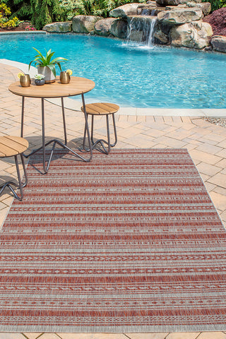 100% Polypropylene Rectangle Indoor/Outdoor Area Rug