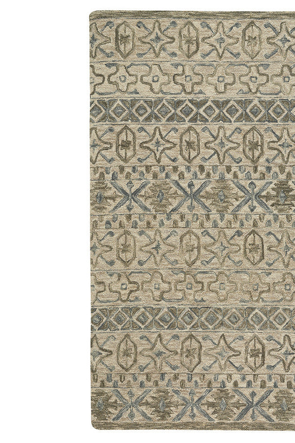 Peyton Sand Blue Area Rug