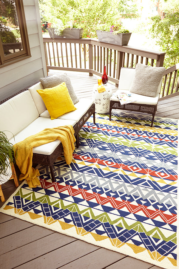 100% Polypropylene Rectangle Indoor/Outdoor Area Rug