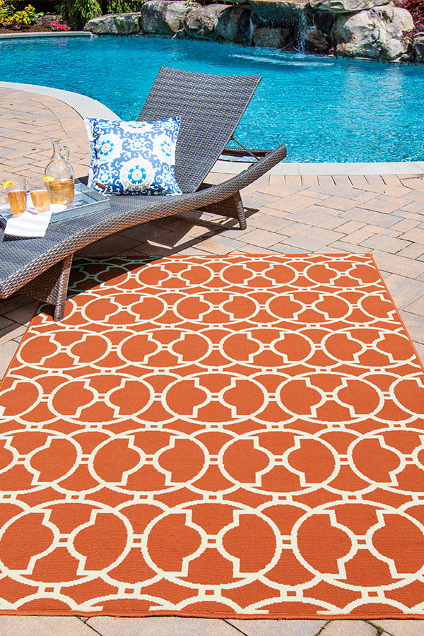 100% Polypropylene Rectangle Indoor/Outdoor Area Rug