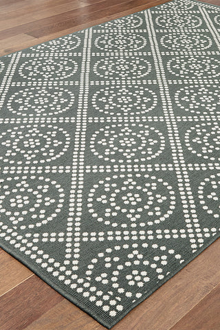 100% Polypropylene Scandinavian  Indoor/Outdoor Area Rug