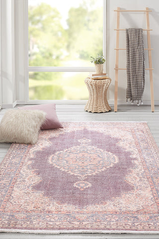 Polyester,Cotton and Jute Runner Indoor Area Rug