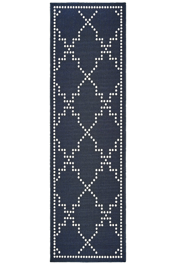 100% Polypropylene Vintage  Indoor/Outdoor Area Rug