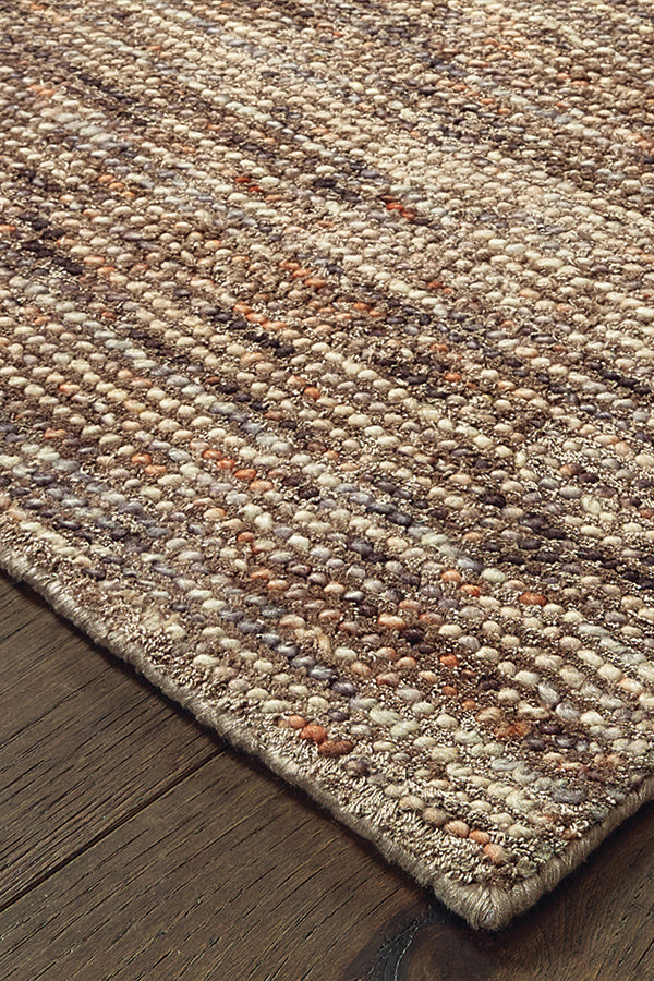 50% Wool, 50% Viscose Modern 50% Indoor Area Rug