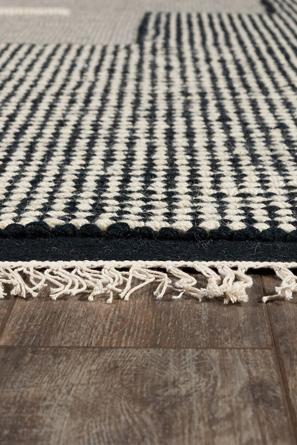 80% Wool and 20% Cotton Rectangle Indoor Area Rug