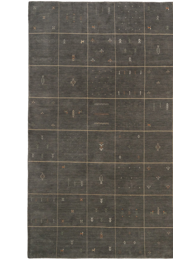 Zagros Steel Gray Area Rug