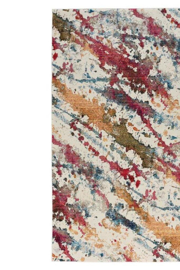 Fuego-Splatter Cream Multi Area Rug