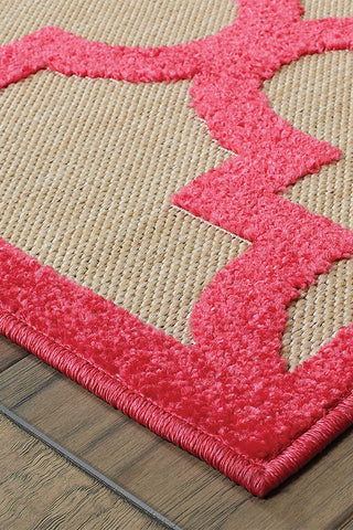 100% Polypropylene Vintage  Indoor/Outdoor Area Rug