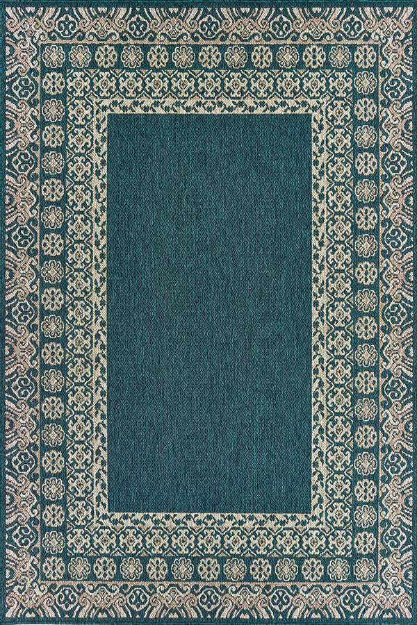 100% Polypropylene Vintage  Indoor/Outdoor Area Rug