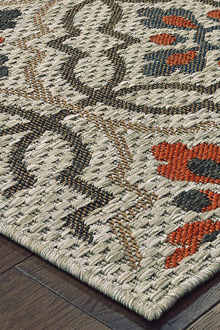 100% Polypropylene Vintage  Indoor/Outdoor Area Rug