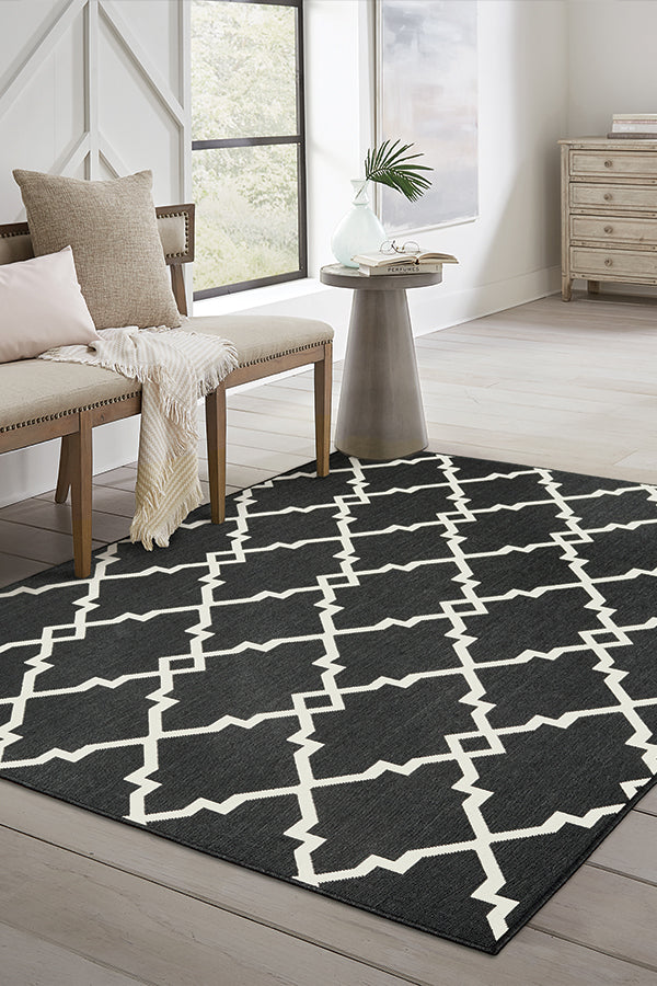 100% Polypropylene Vintage  Indoor/Outdoor Area Rug