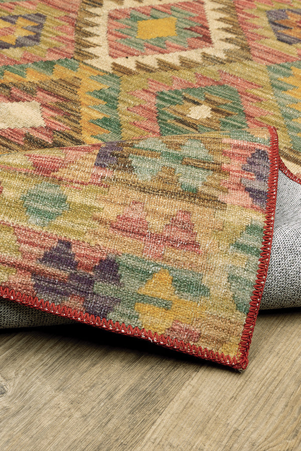 100% Polyester Southwestern  Indoor Area Rug