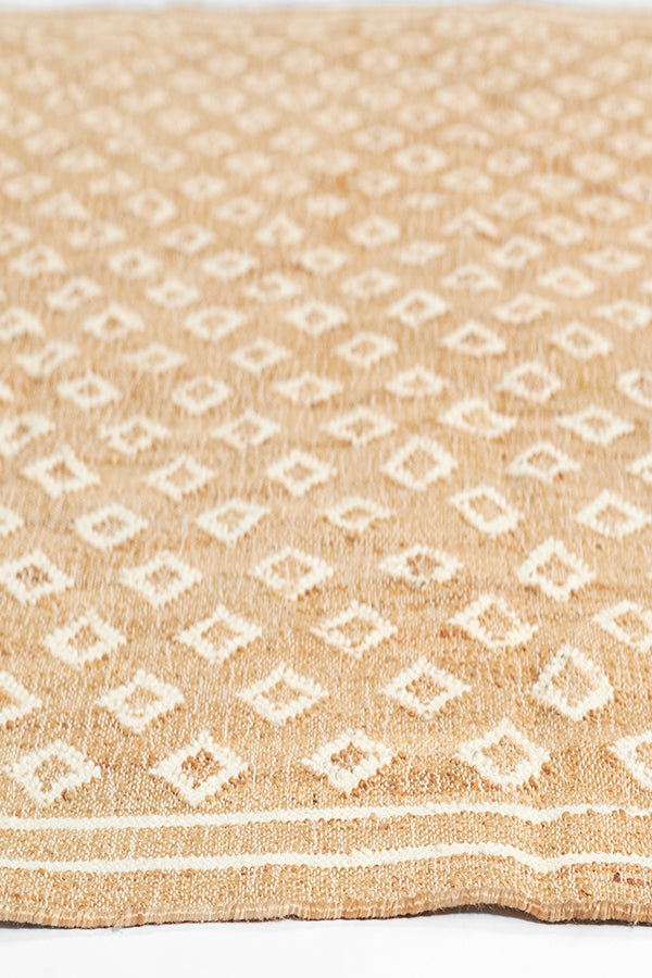 70% Jute 20% Wool 10% Cotton Rectangle Indoor Area Rug