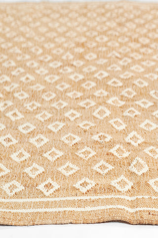 70% Jute 20% Wool 10% Cotton Rectangle Indoor Area Rug