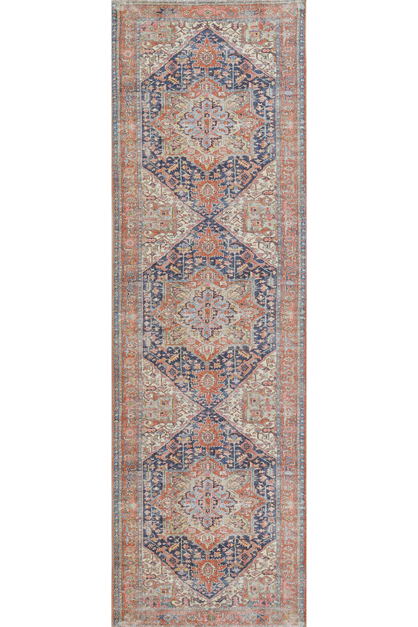 Cotton and Polyester Rectangle Indoor Area Rug