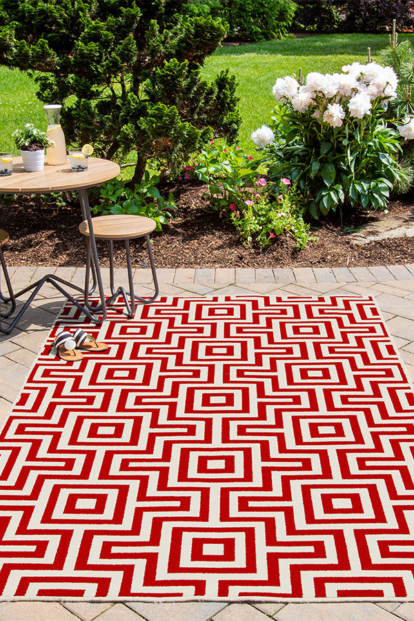 100% Polypropylene Rectangle Indoor/Outdoor Area Rug