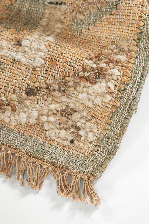 Wool and Jute Runner Indoor Area Rug