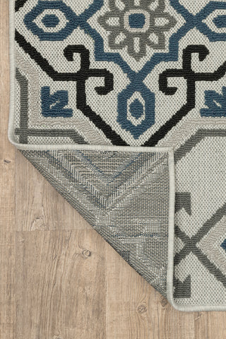 100% Polypropylene Vintage  Indoor/Outdoor Area Rug