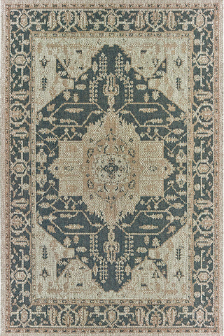 100% Polypropylene Vintage  Indoor/Outdoor Area Rug