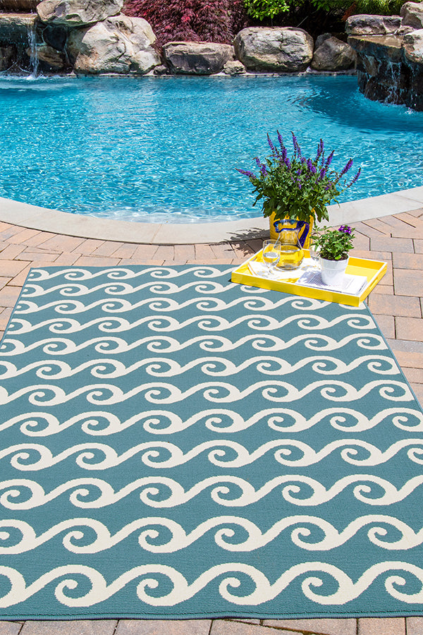 100% Polypropylene Rectangle Indoor/Outdoor Area Rug