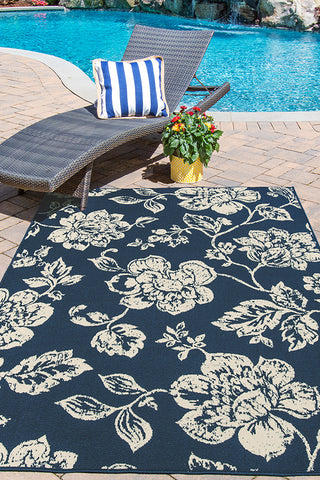 100% Polypropylene Rectangle Indoor/Outdoor Area Rug