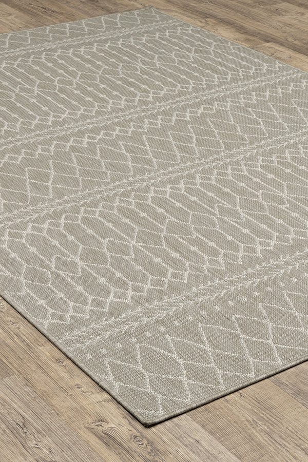 100% Polypropylene Scandinavian  Indoor/Outdoor Area Rug