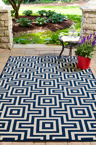 100% Polypropylene Rectangle Indoor/Outdoor Area Rug