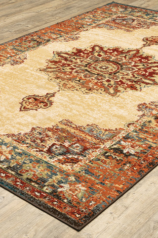 100% Polypropylene Vintage  Indoor Area Rug