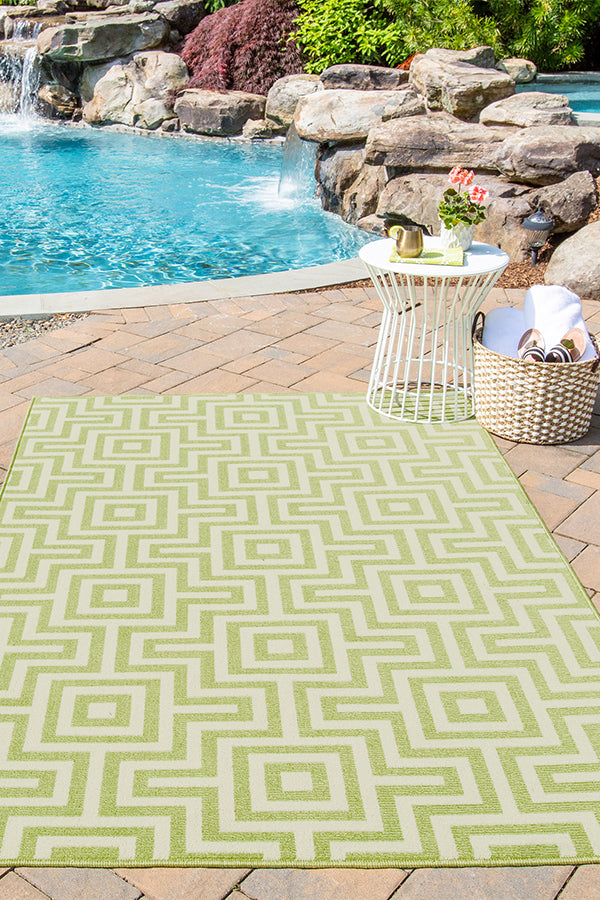 100% Polypropylene Rectangle Indoor/Outdoor Area Rug