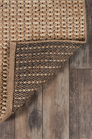 80% Jute15% Cotton and 5% Polyester Rectangle Indoor Area Rug