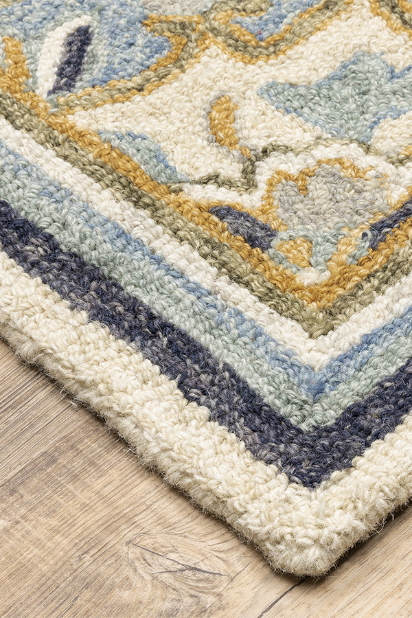 100% Wool Vintage  Indoor Area Rug