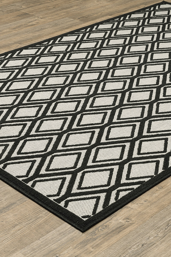 100% Polypropylene Vintage  Indoor/Outdoor Area Rug