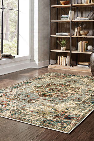 100% Polypropylene Vintage  Indoor Area Rug