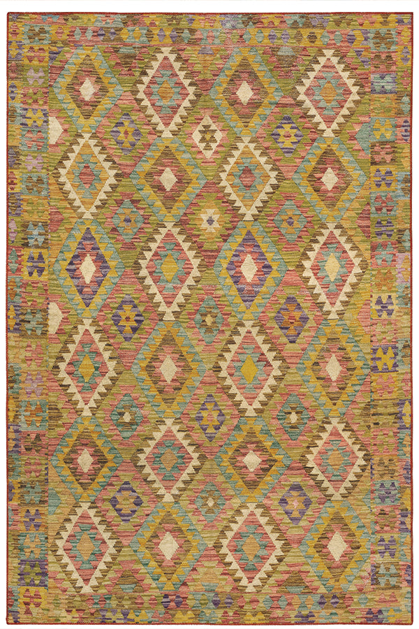 100% Polyester Southwestern  Indoor Area Rug