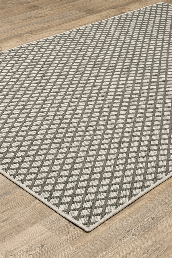 100% Polypropylene Vintage  Indoor/Outdoor Area Rug