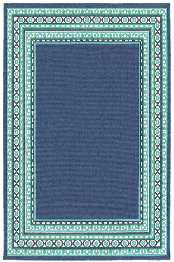 100% Polypropylene Vintage  Indoor/Outdoor Area Rug