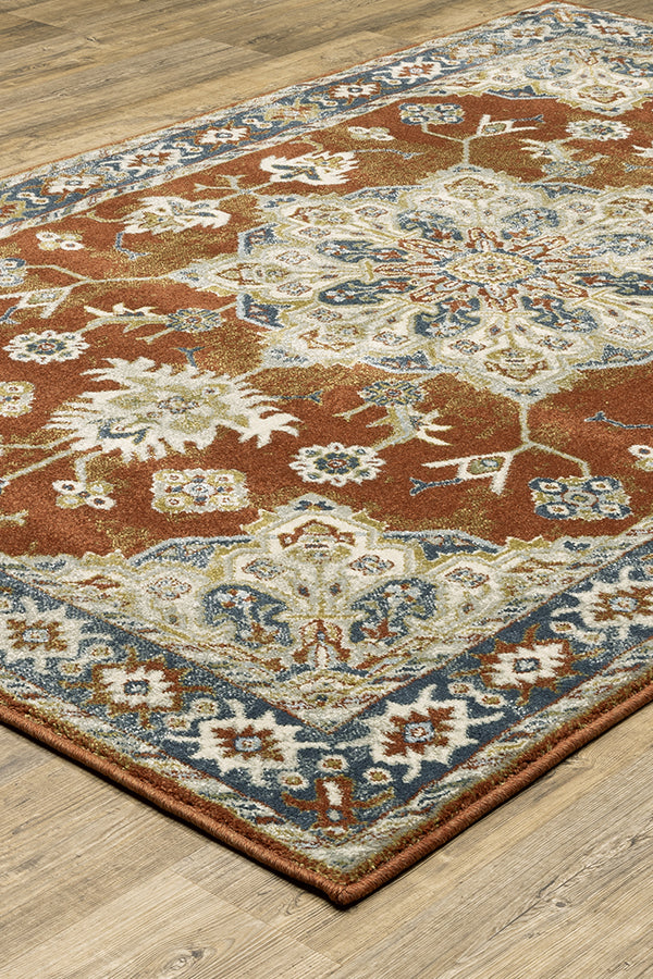 100% Polypropylene Vintage  Indoor Area Rug