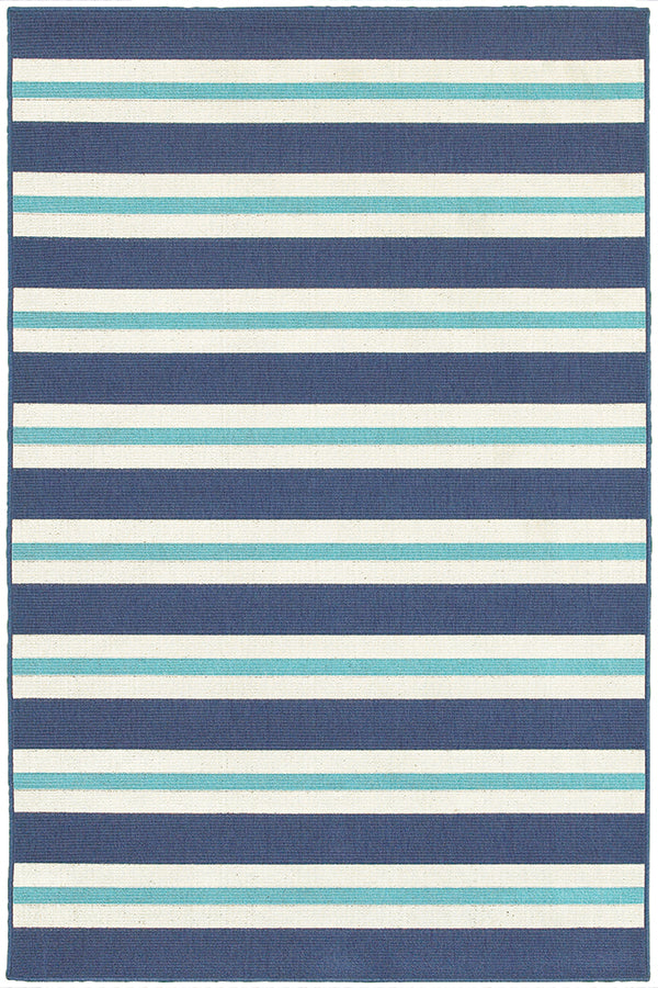 100% Polypropylene Nautical  Indoor/Outdoor Area Rug