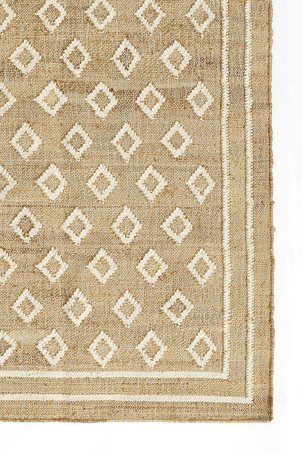 70% Jute 20% Wool 10% Cotton Rectangle Indoor Area Rug