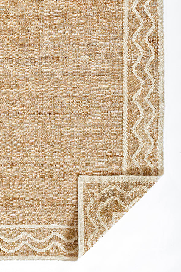 70% Jute 20% Wool 10% Cotton Rectangle Indoor Area Rug