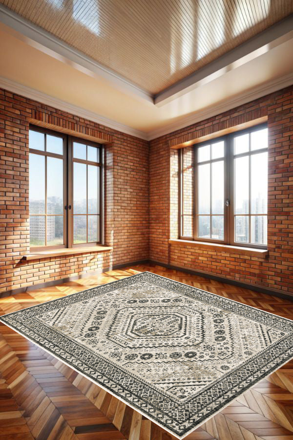 100% Polypropylene Vintage  Indoor Area Rug