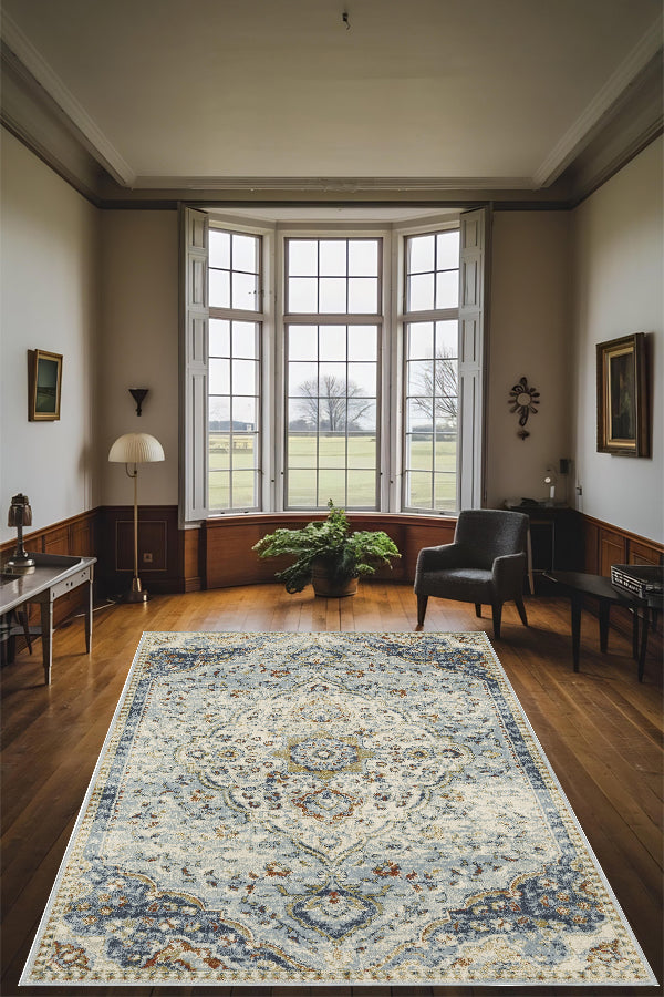 100% Polypropylene Vintage  Indoor Area Rug