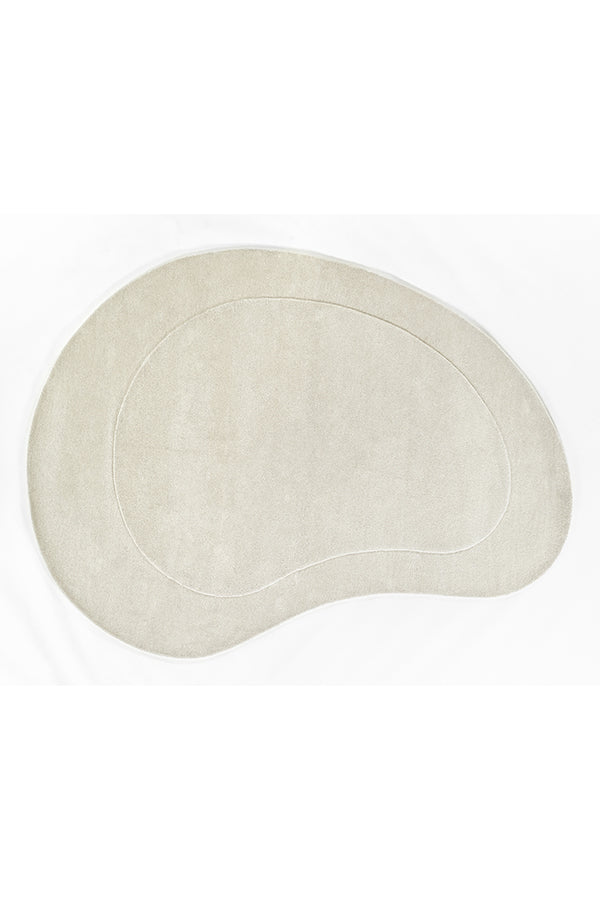 100% Wool Kidney Indoor Area Rug