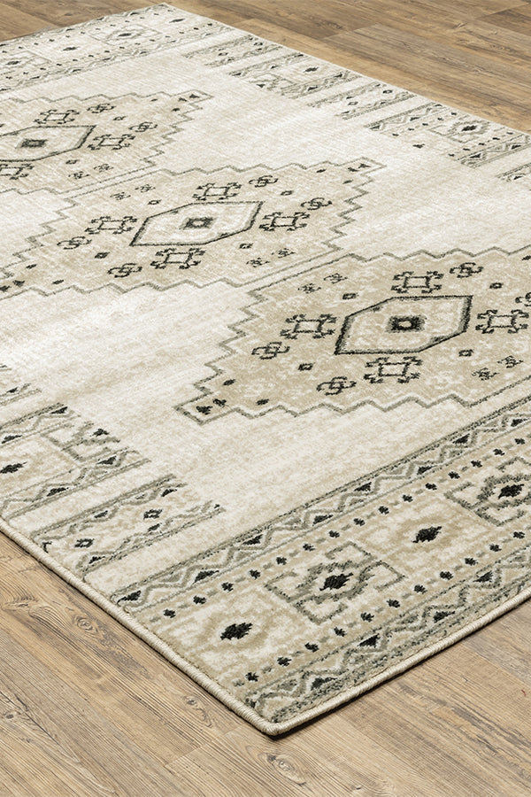 100% Polypropylene Farmhouse  Indoor Area Rug