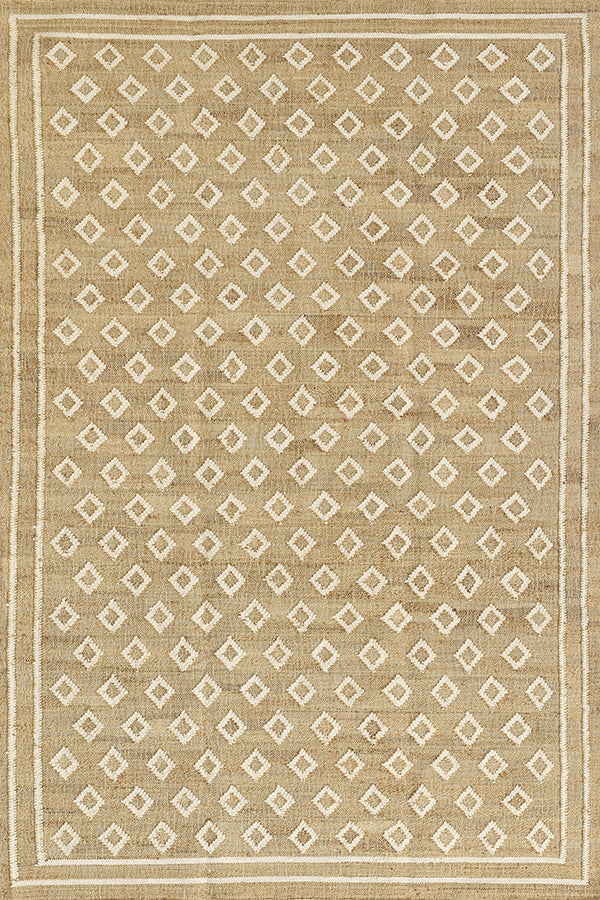 70% Jute 20% Wool 10% Cotton Rectangle Indoor Area Rug