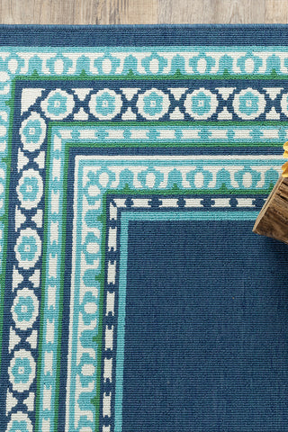 100% Polypropylene Vintage  Indoor/Outdoor Area Rug