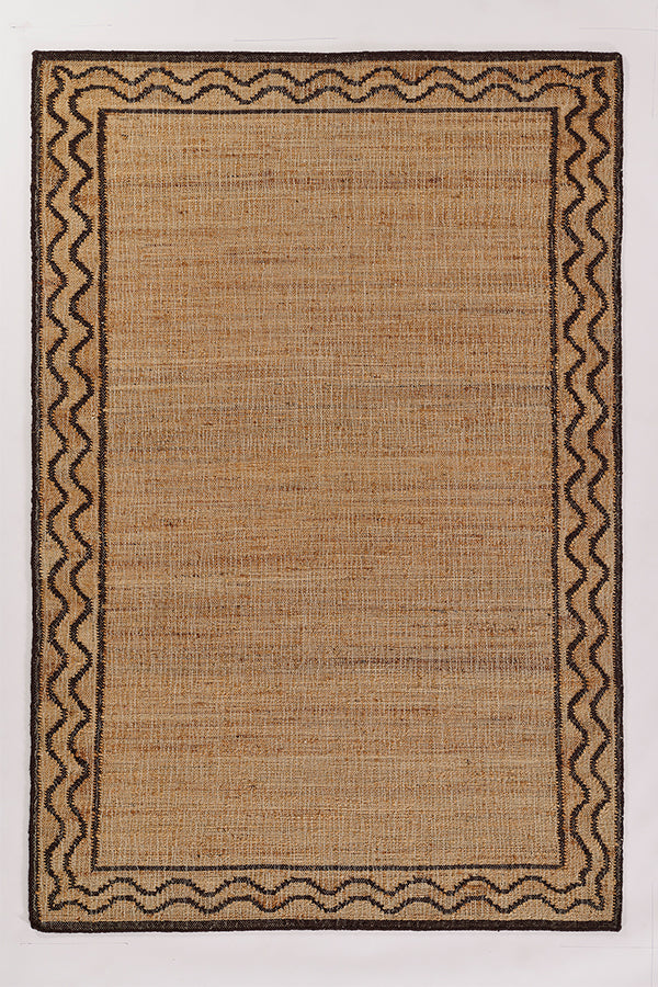 70% Jute 20% Wool 10% Cotton Rectangle Indoor Area Rug