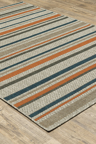 100% Polypropylene Vintage  Indoor/Outdoor Area Rug