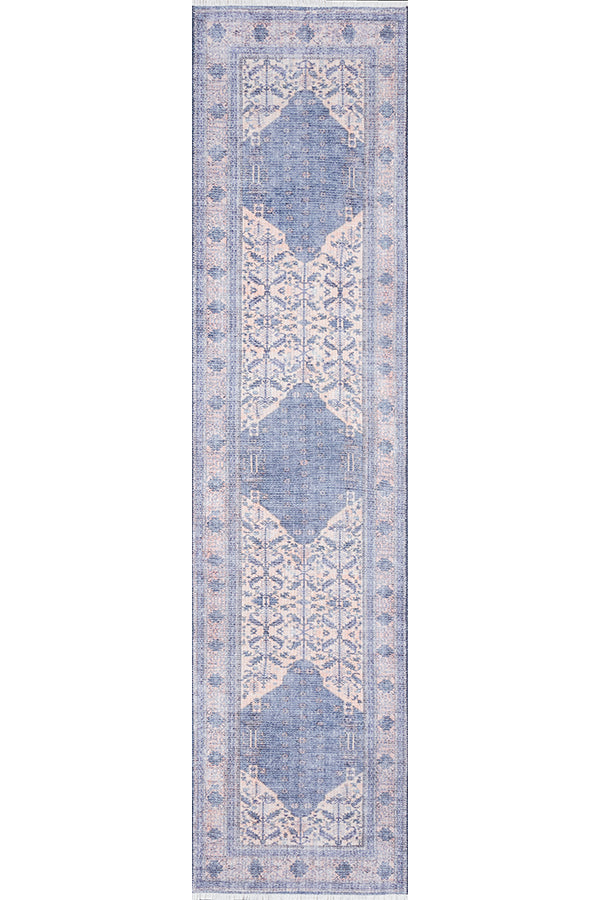 Polyester,Cotton and Jute Runner Indoor Area Rug