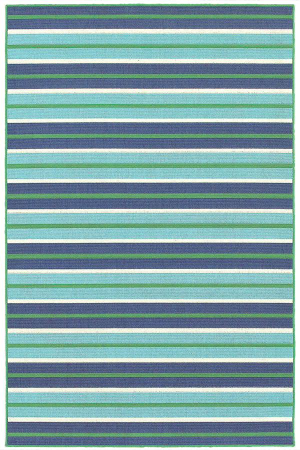 100% Polypropylene Nautical  Indoor/Outdoor Area Rug